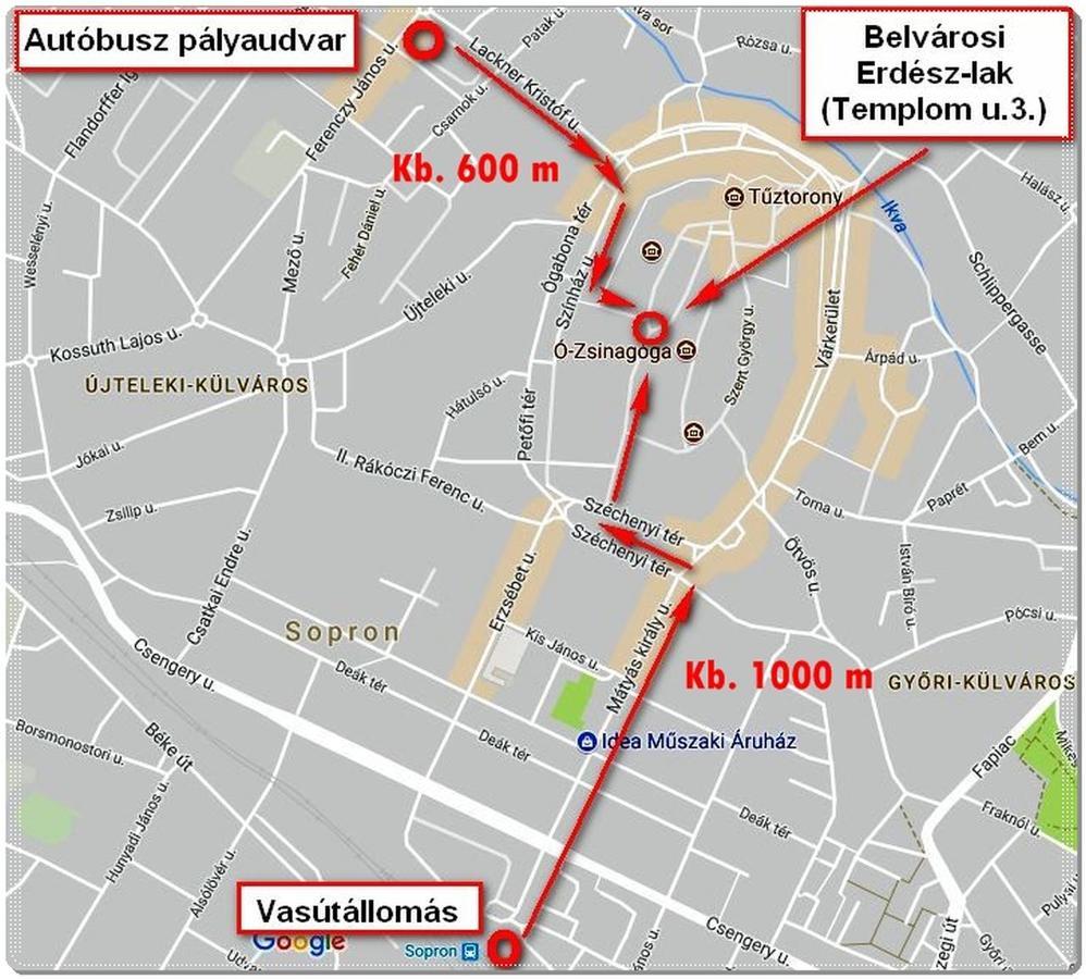 Belvarosi Erdesz-Lak Sopron Exterior foto